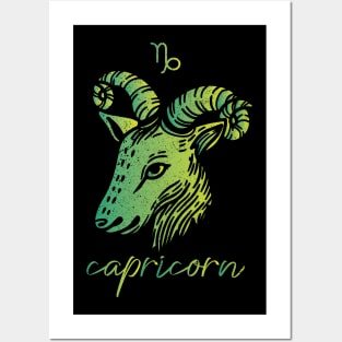 Capricorn Zodiac Posters and Art